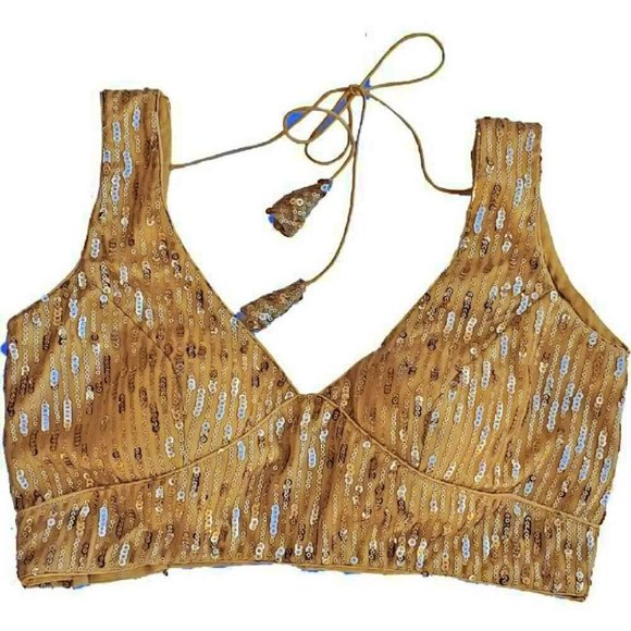 Antique Gold Sleeveless blouse - Picture 1 of 1